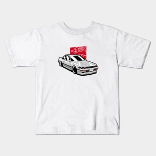 White Soarer Classic JDM Coupe Kids T-Shirt